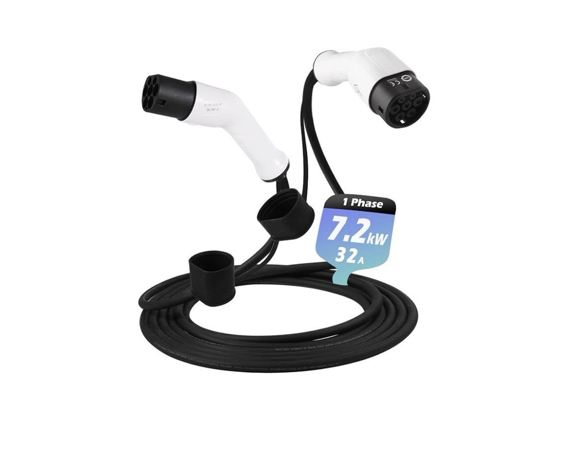 EVIEUN Typ 2 Ladekabel 7.2KW 3m für EV Elektroautos PHEV, 16A | 3-Phasig |Typ 20