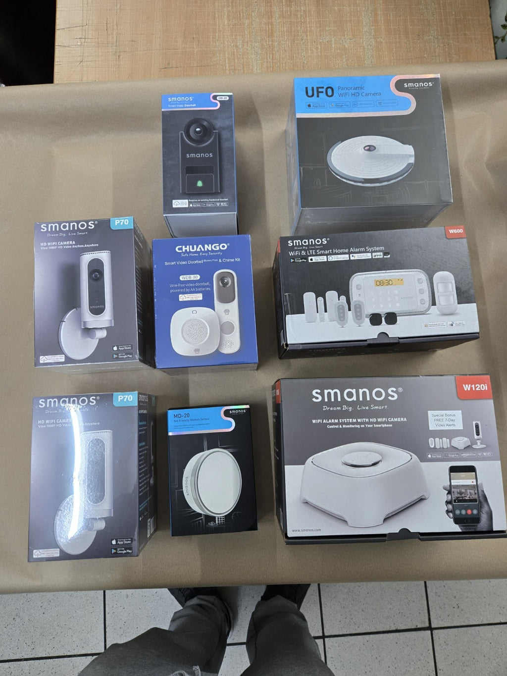 Smanos komplette Alarmanlage NEU0