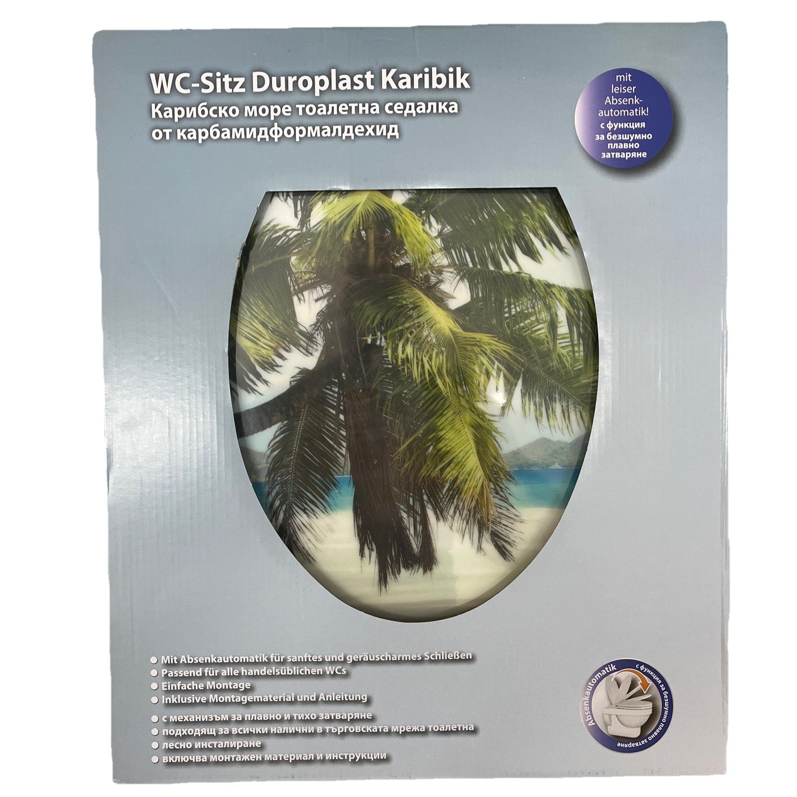 Toilettendeckel Duroplast Anker | Absenkautomatik | WC-Sitz1