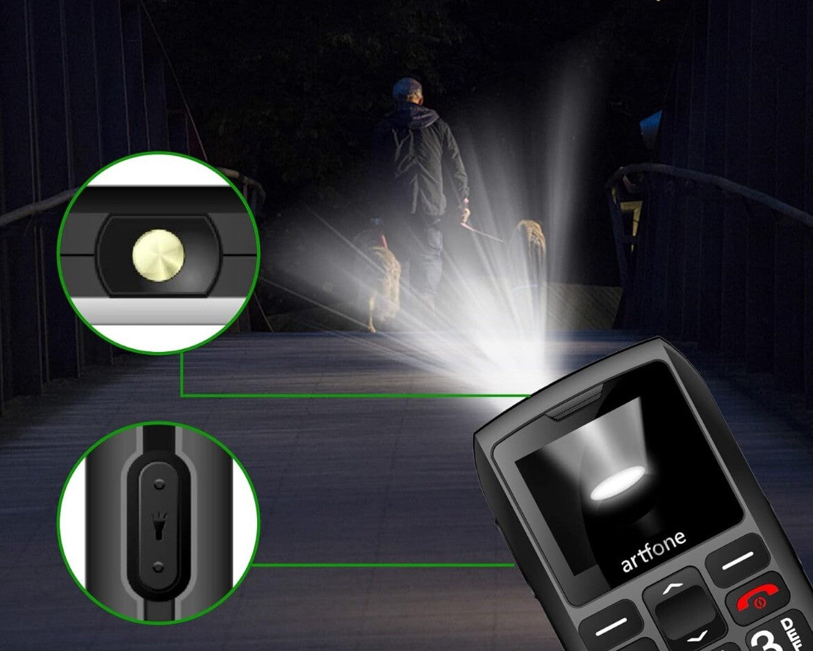 Artfone C1+ Mobile Seniorenhandy ohne Vertrag  große Tasten 1400mAh6