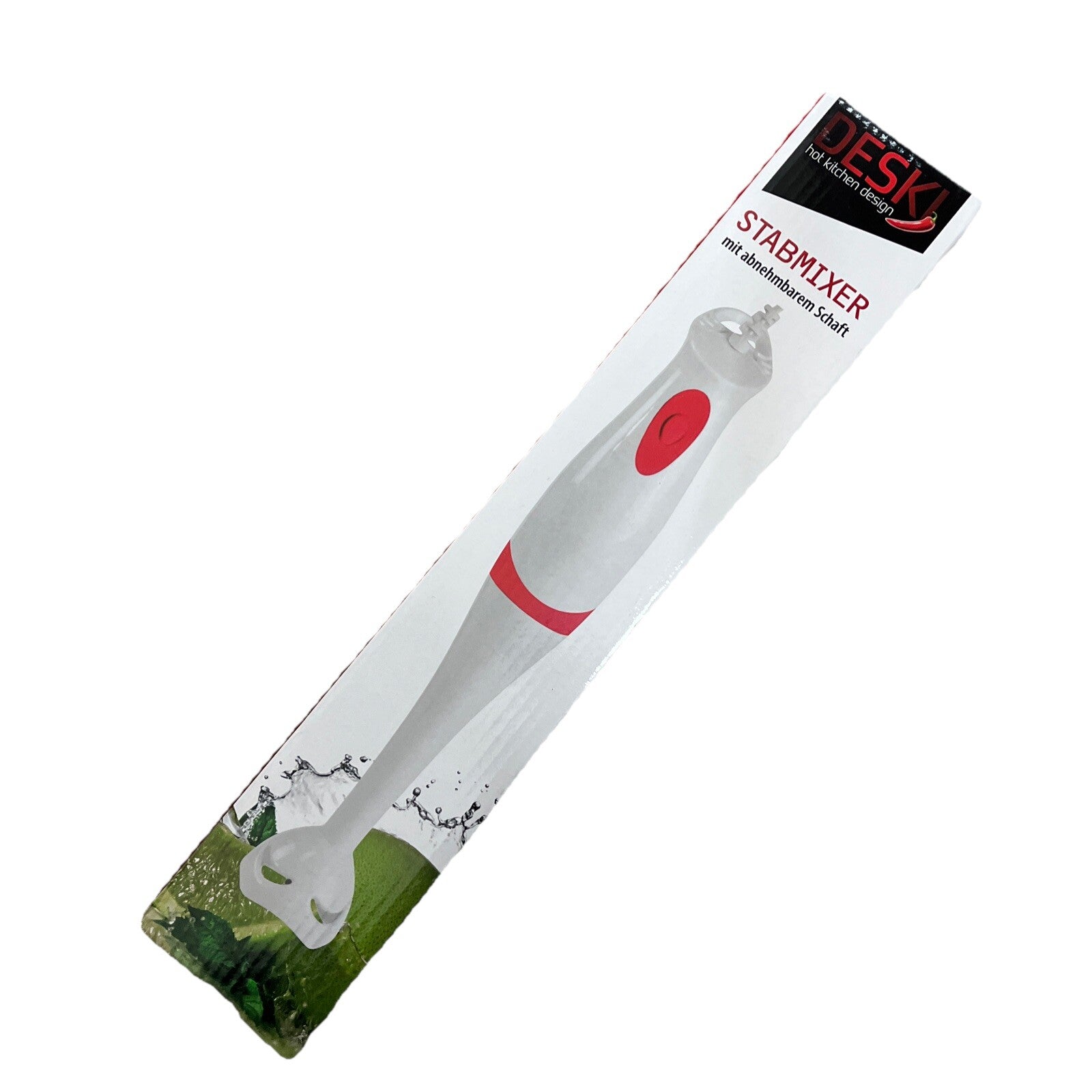 Stabmixer Zerkleinerer Mixer Handmixer 250 W Pürierstab weiss Küchengerät Kochen0