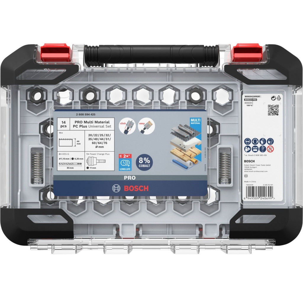 Bosch Zubehör Pro Multi Material Power Change Plus Lochsägen-Set, 20 - 76 mm,...1