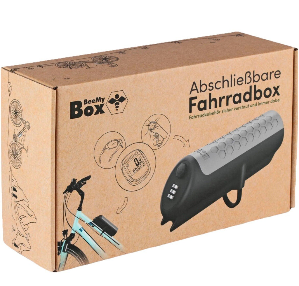 BeeMyBox Abschließbare Fahhradbox alternatrive Fahrradtasche mit Zahlenschloss 0