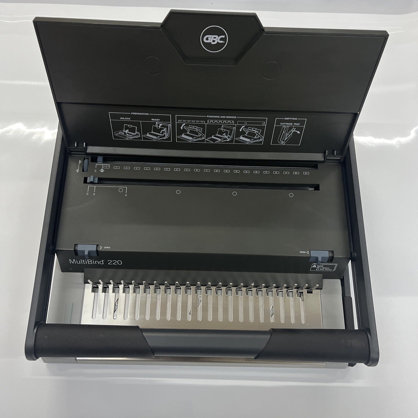 GBC MultiBind 220  Multifunktionsbindegerät (für den täglichen Bürobedarf)1