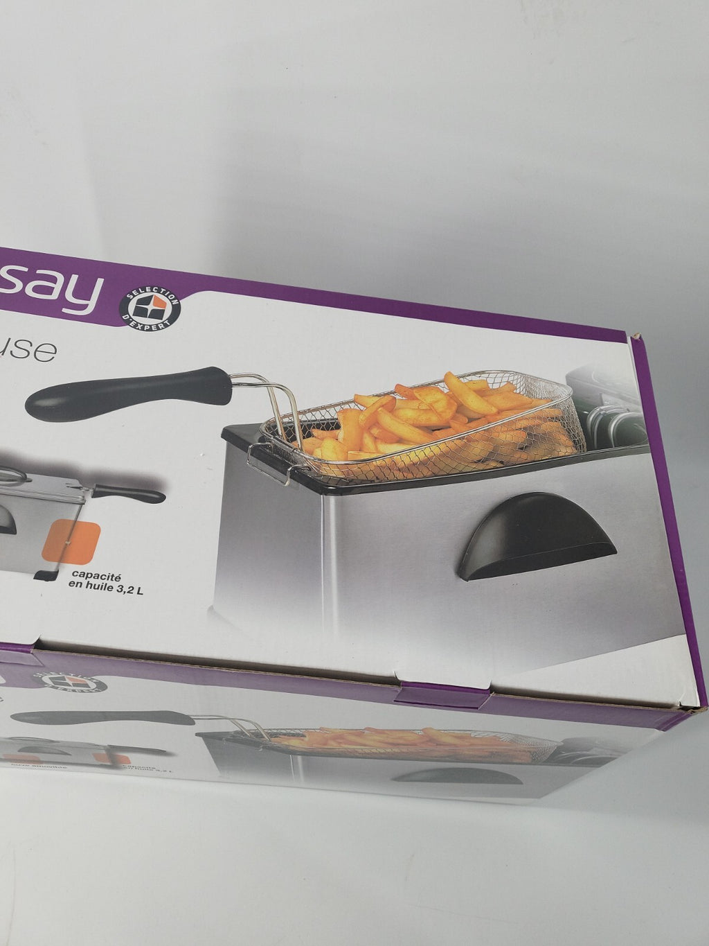 ELSAY inox Fritteuse 2000 Watt Edelstahl 3,2 Liter Neu1