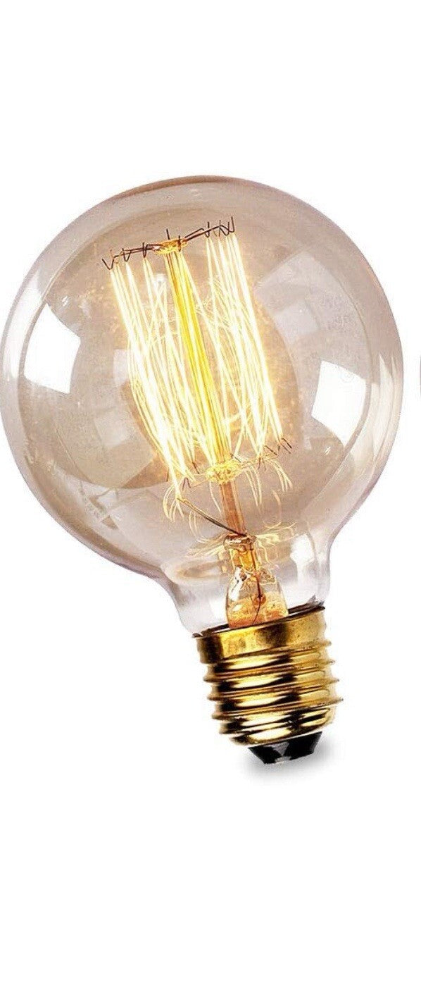 4x 40W Antique Vintage Gold G80 Dimmable Globe Light Bulb Edison Screw E270