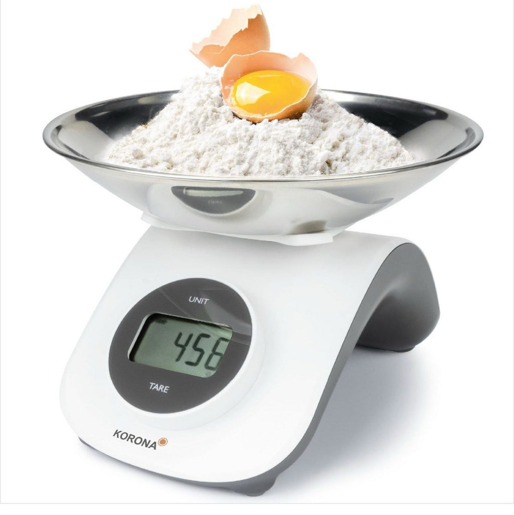 KORONA Küchenwaage CLEO 76161 Batterielose Waage Wiegeschale Edelstahl Tara0
