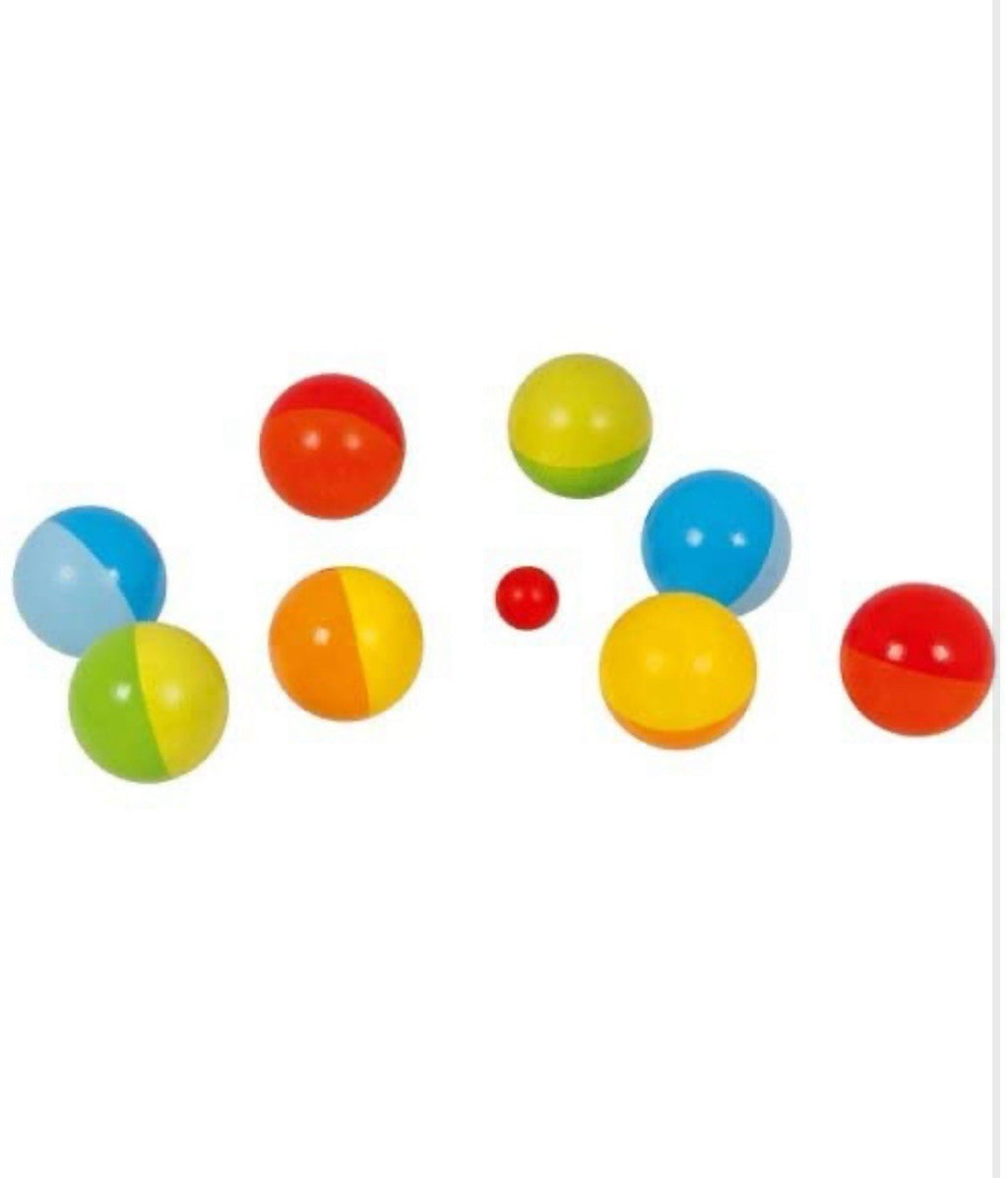 BOULE inkl. Baumwollbeutel Boccia Kugelstoßen Drinnen und Draußen Familienspiel1