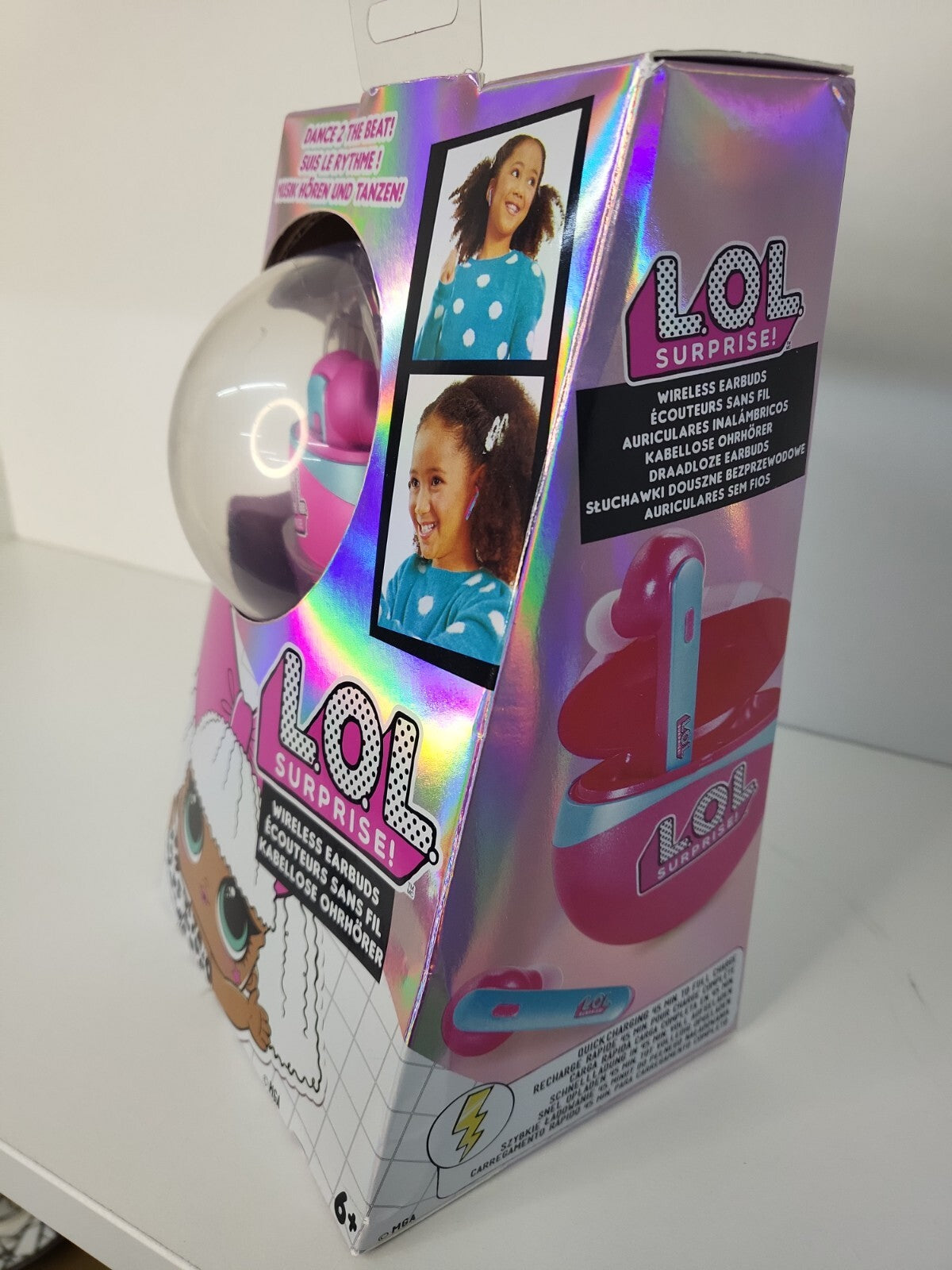 L.O.L. SURPRISE! In-Ohr-Kopfhörer 6 mm ab 6 Jahren Bluetooth-Verbindung Ladeetui1