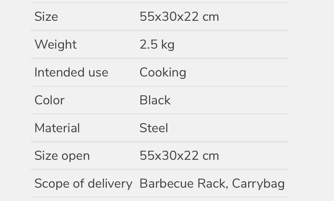 Aorcamp Mangal, Barbecue Rack, Carrybag3