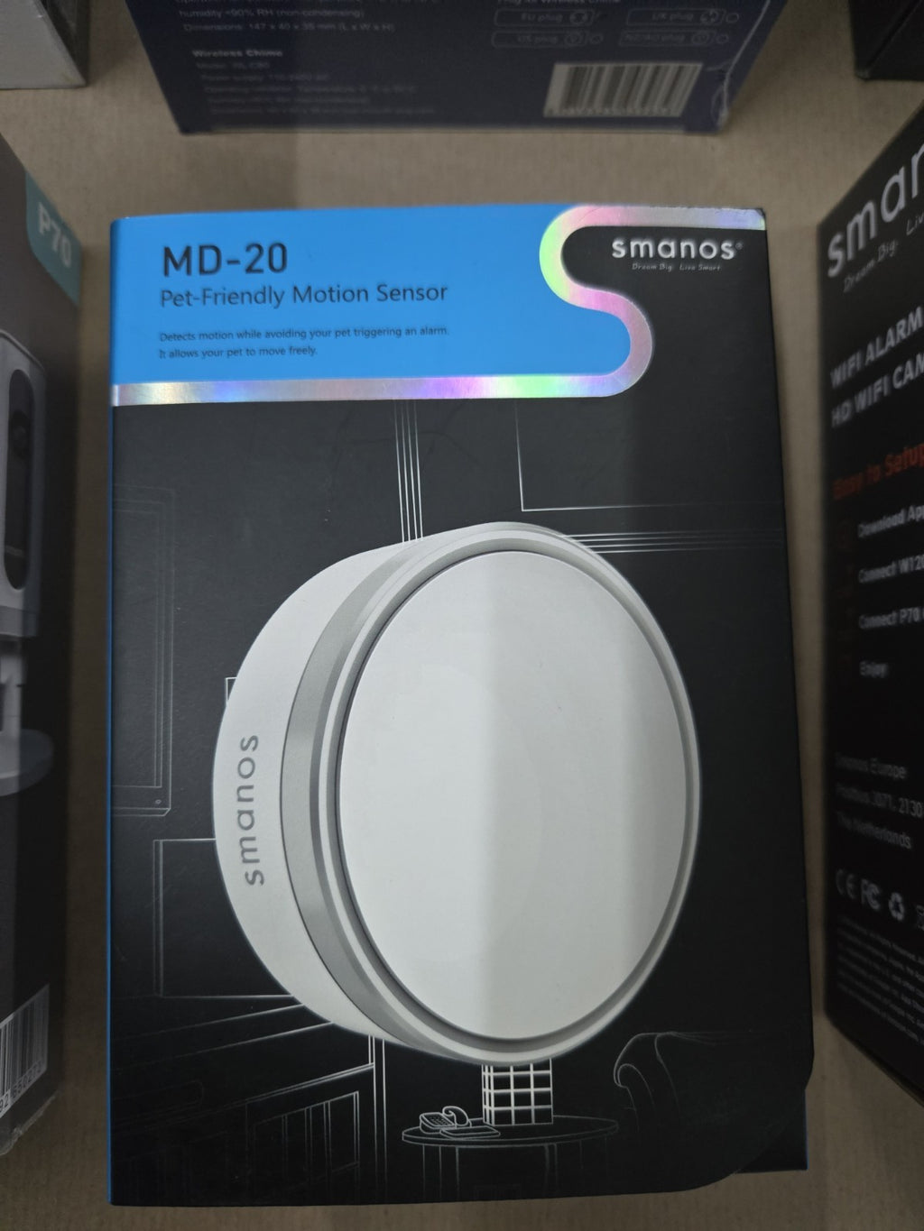 Smanos komplette Alarmanlage NEU2