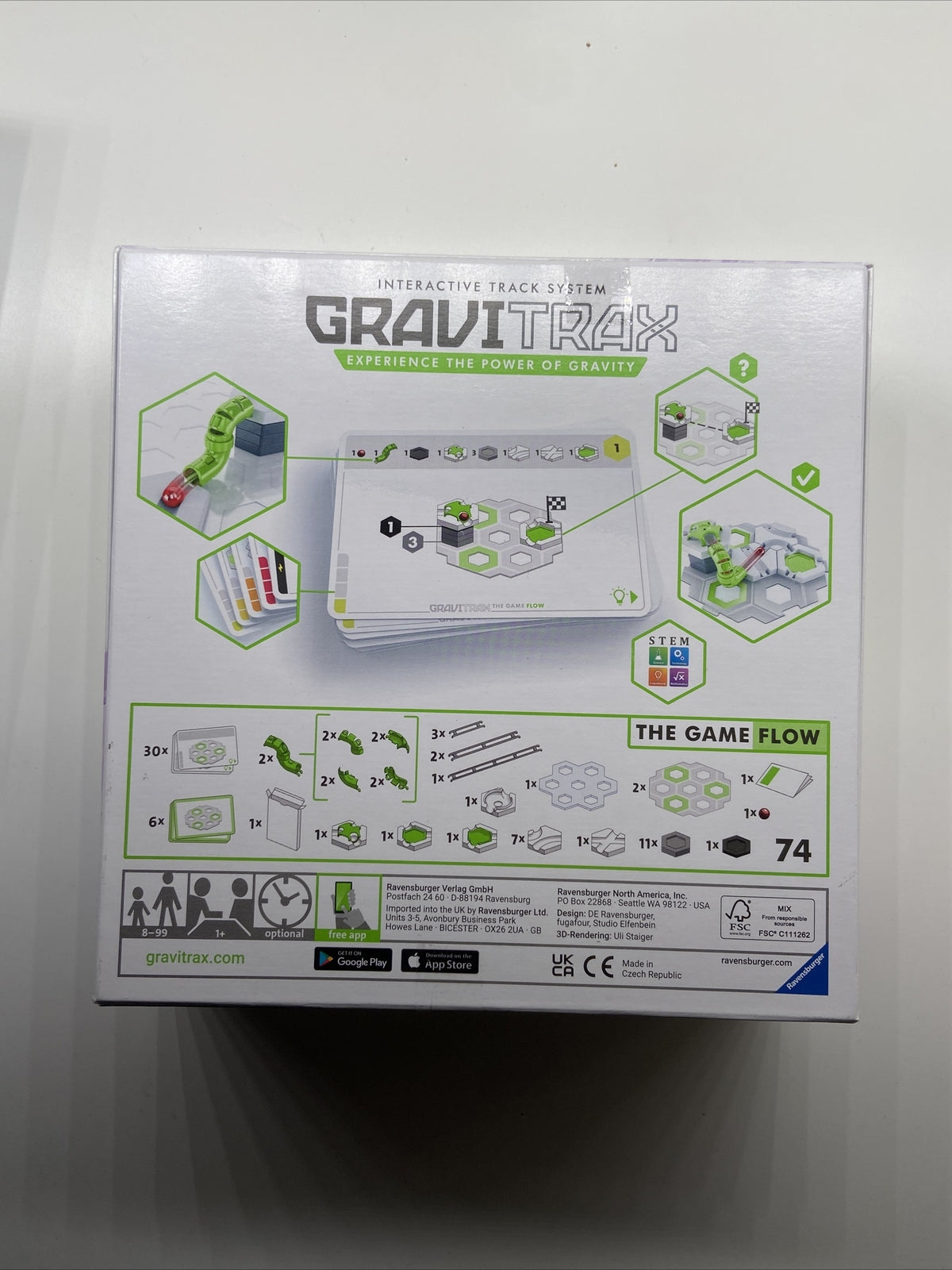 GraviTrax - The Game Flow (Spiel) Ravensburger 27017 Neuwertig1