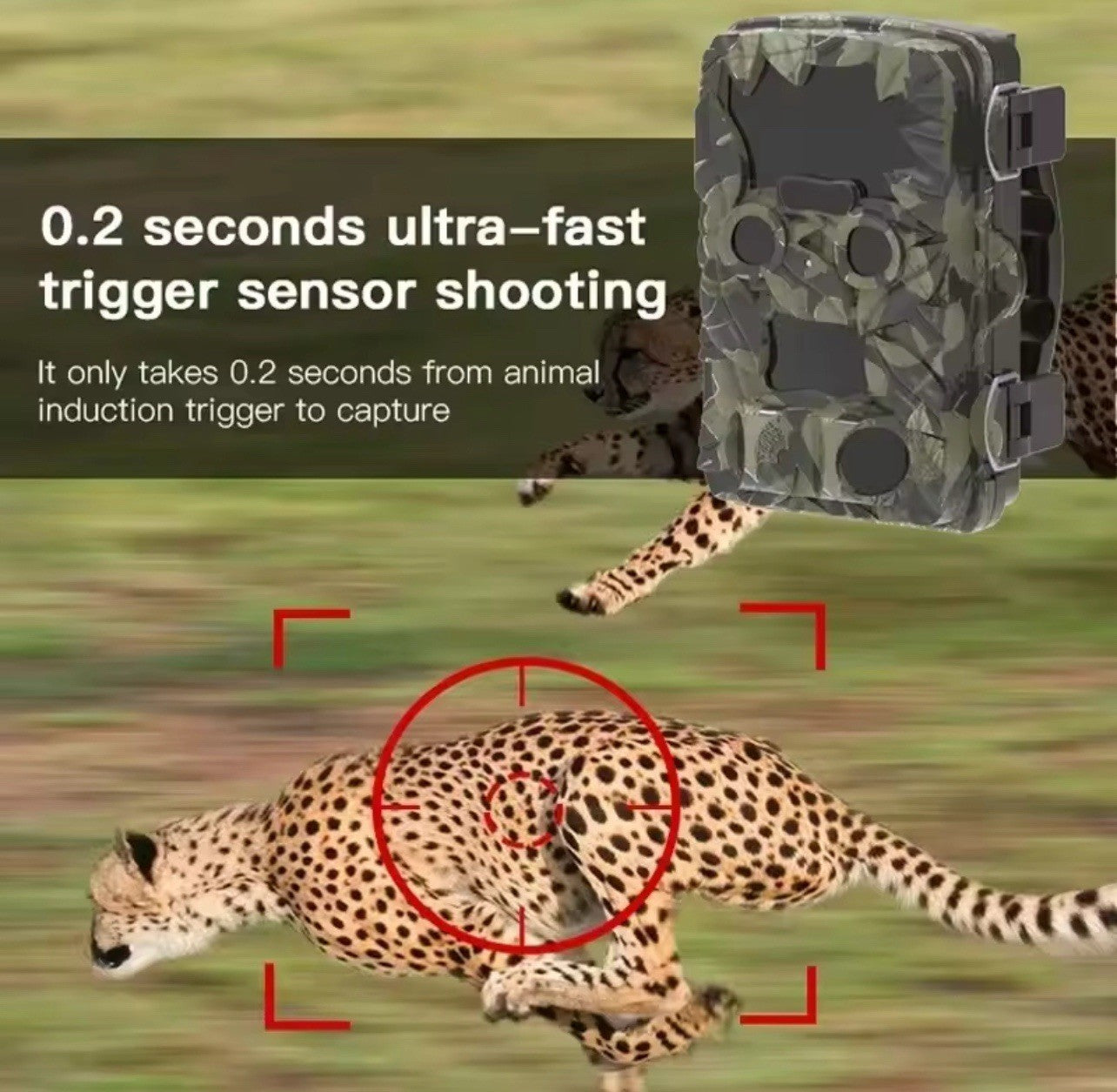 Coolife H8201 Dual Lens Jagd Wildlife Nachtsicht Überwachungsspiel Wasserdichte5