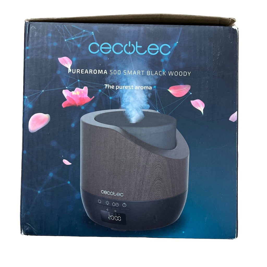 Cecotec PureAroma Diffuser mit 500ml, LED Black Woody1