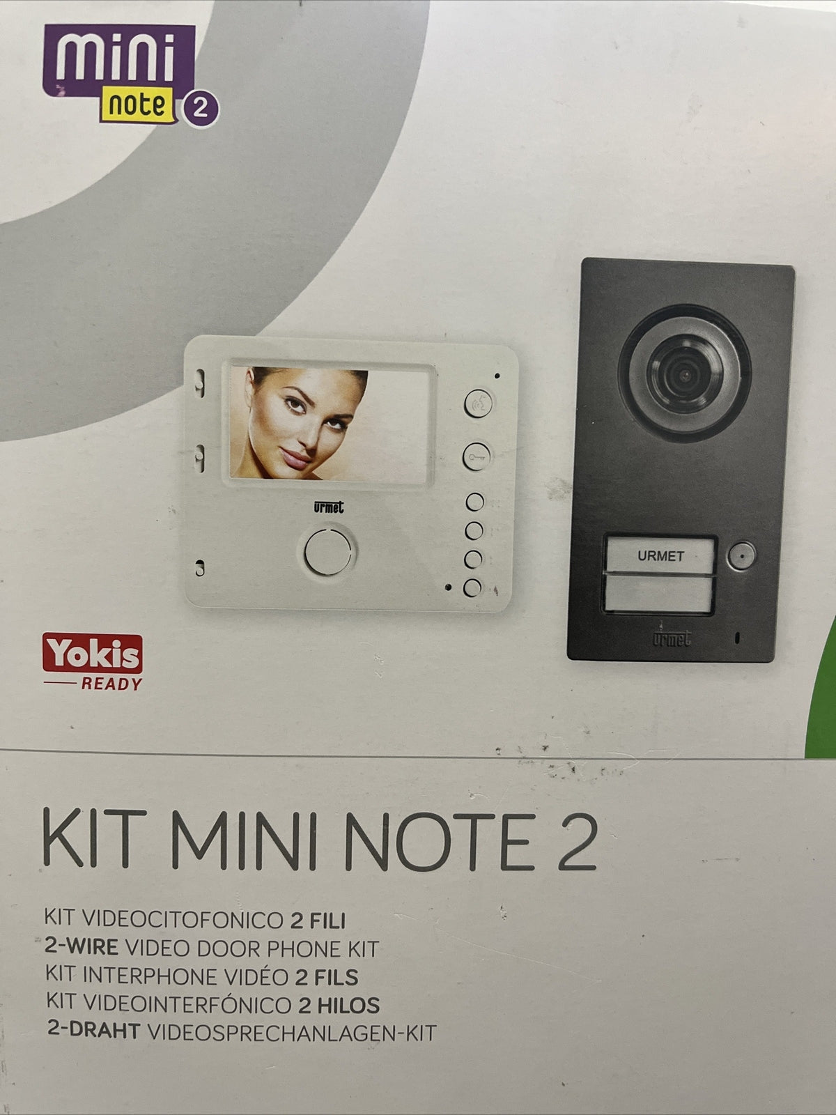 URMET MINI NOTE2 2-WIRE SINGLE-FAMILY VIDEO ENTRY KIT 1722/930