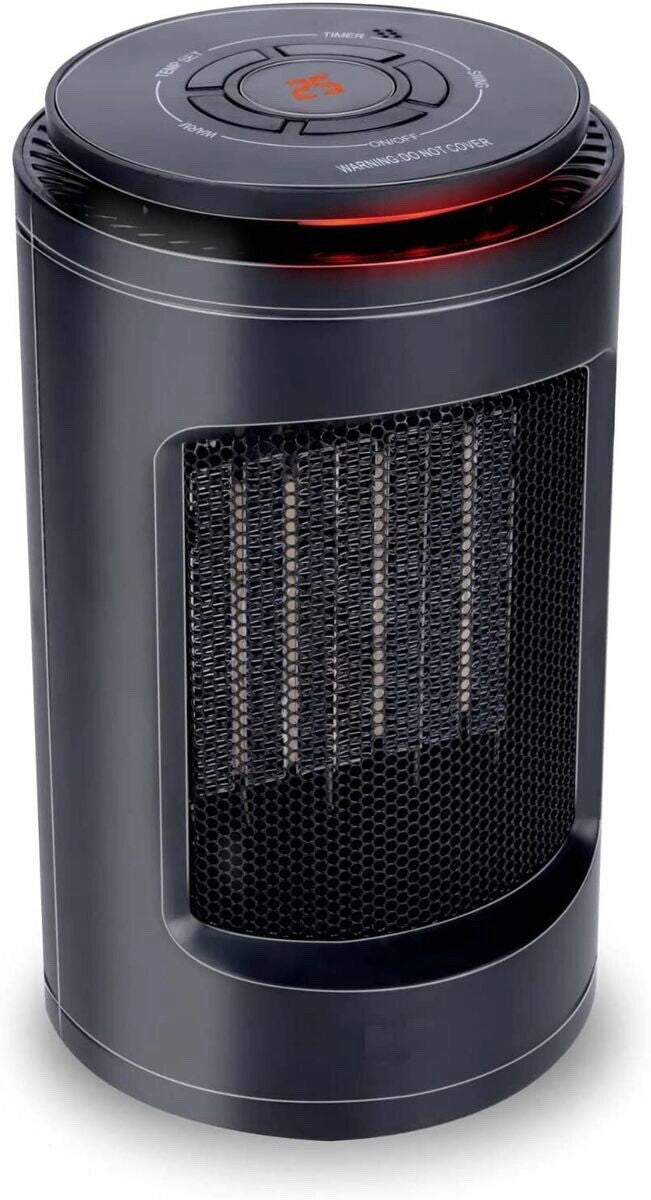 Tischheizung Heizlüfter Keramikheizlüfter Heizung Heizgerät Heizlüfter 1200W 0