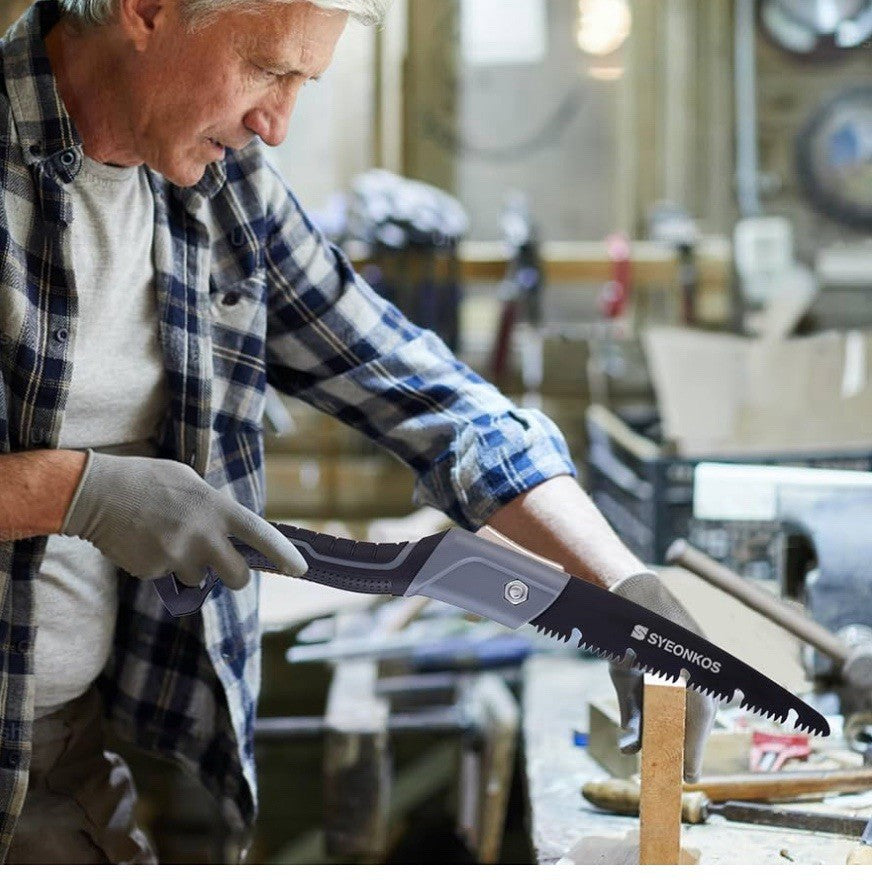 SYEONKOS SU-1 Klappsäge Astsäge Safety Lock Garten Camping Karbonstahl3