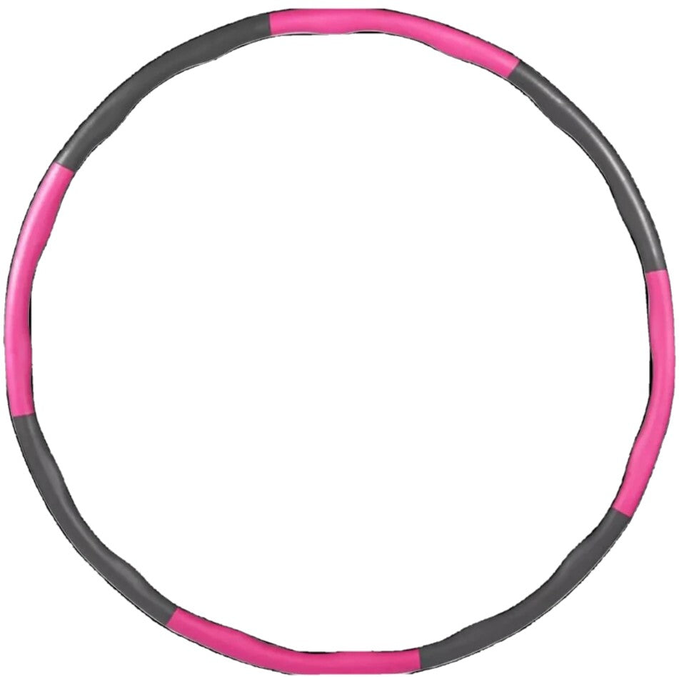 Profi Hula Hoop Fitness Reifen Bauchtrainer Schaumstoff 8 Teile Hoola Hulla Hupp1