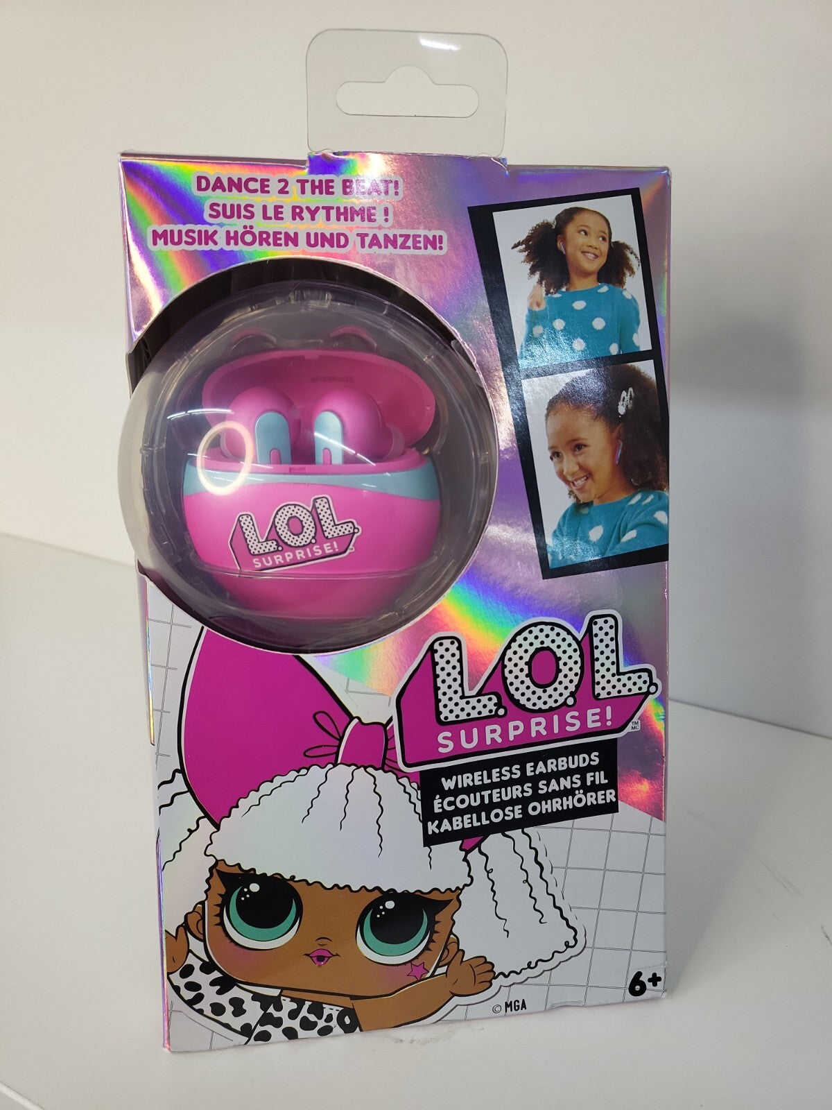 L.O.L. SURPRISE! In-Ohr-Kopfhörer 6 mm ab 6 Jahren Bluetooth-Verbindung Ladeetui0