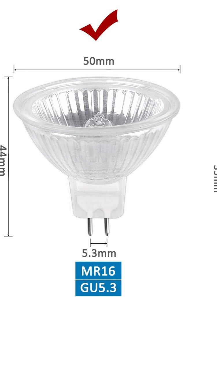 6 x Halogen Leuchtmittel 50W GU5,3  12V Kaltlichtspiegel 50 Watt Lampe1