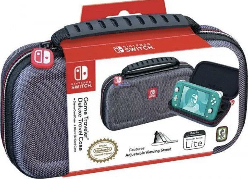 Bigben Nintendo Switch Lite Tasche NLS140 Travel Case grau AL1108960