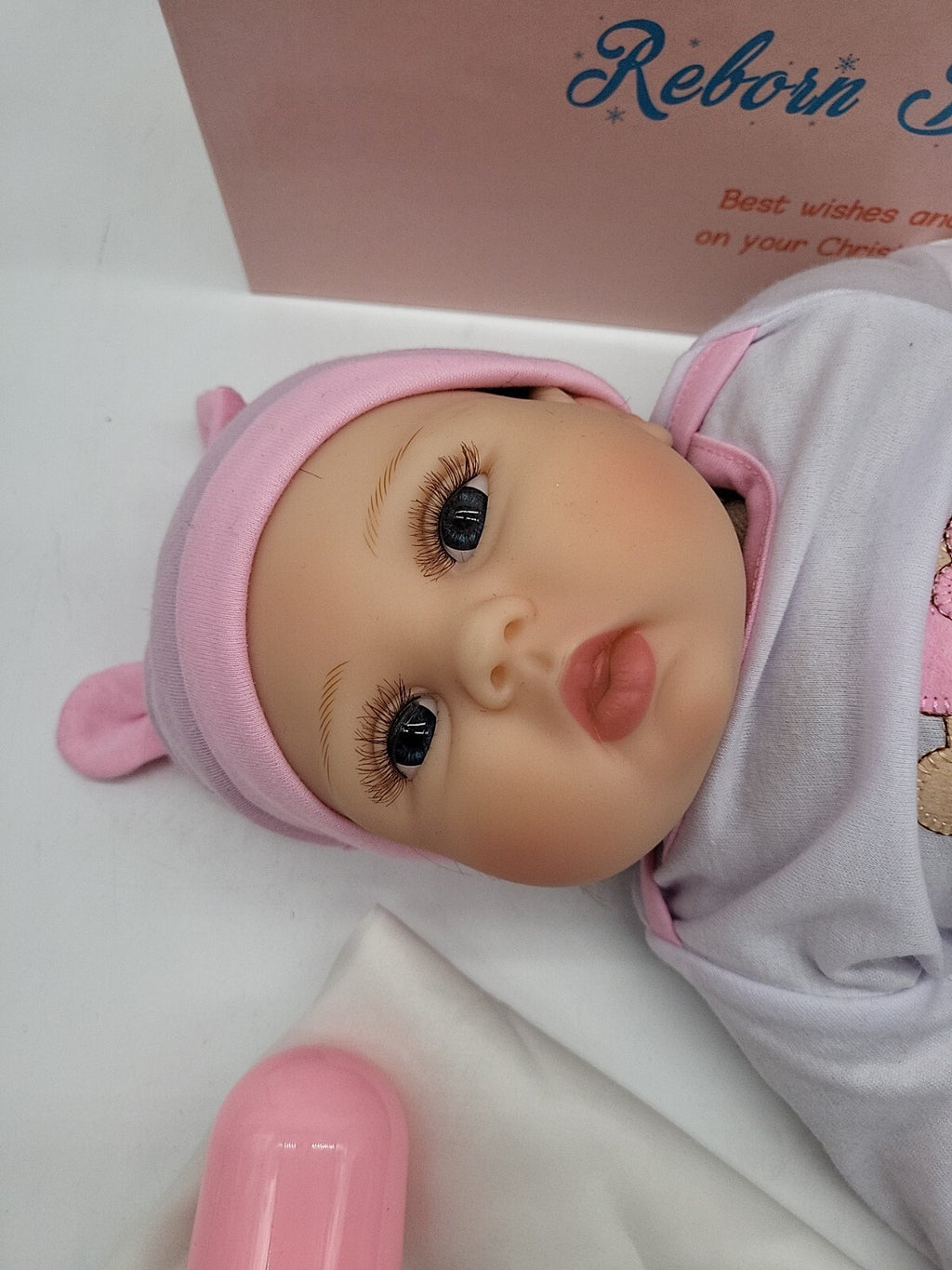 Reborn Baby doll  lifelike handmade soft silicone NEU!2