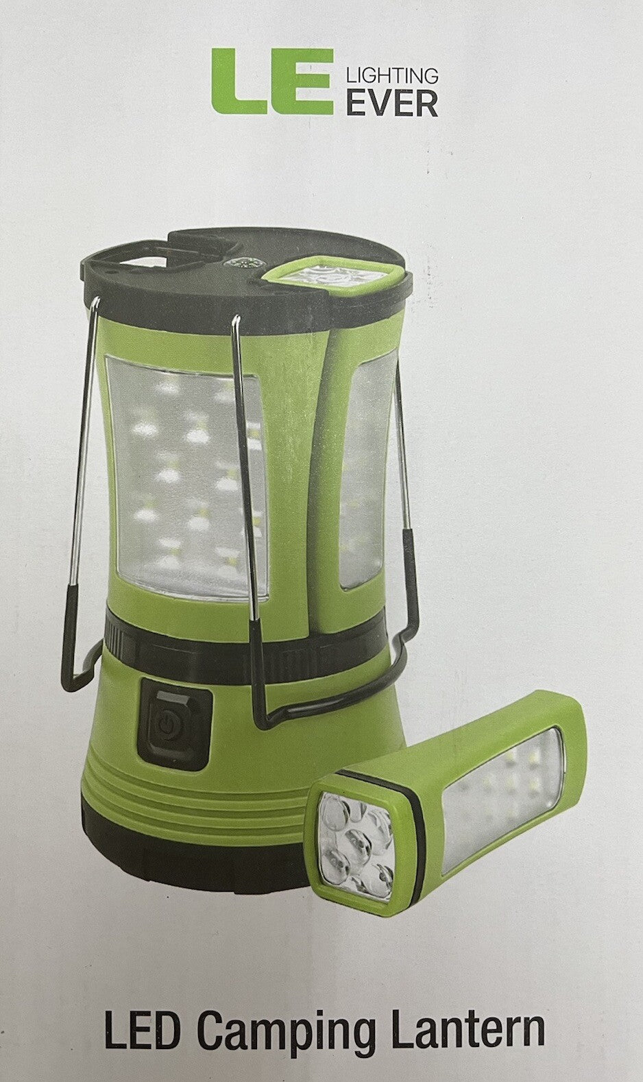 LE Lighting EVER Lampe Camping Rechargeable Lanterne LED 600lm avec 2 Mini1