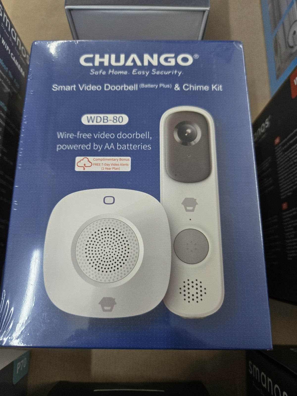 Smanos komplette Alarmanlage NEU7