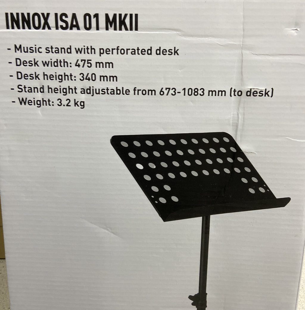INNOX ISA 01 MKII Notenständer Orchestral Music Stand Black2