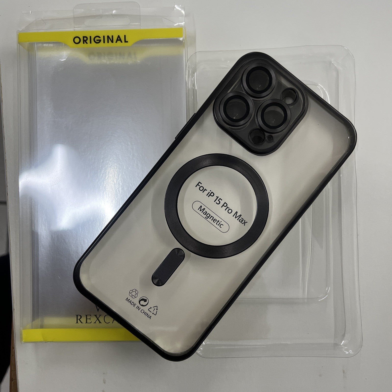 Magsafe Hülle für iPhone 15 Pro Max Kamera Schutz Handy Case1