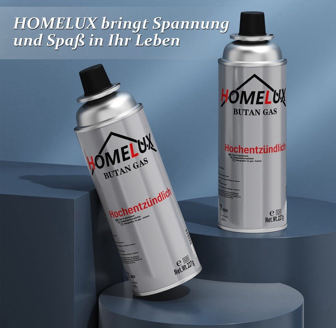 4x Gaskartuschen 227g Butan Gas Campingkocher Gaskocher Bunsenbrenner 400ml1
