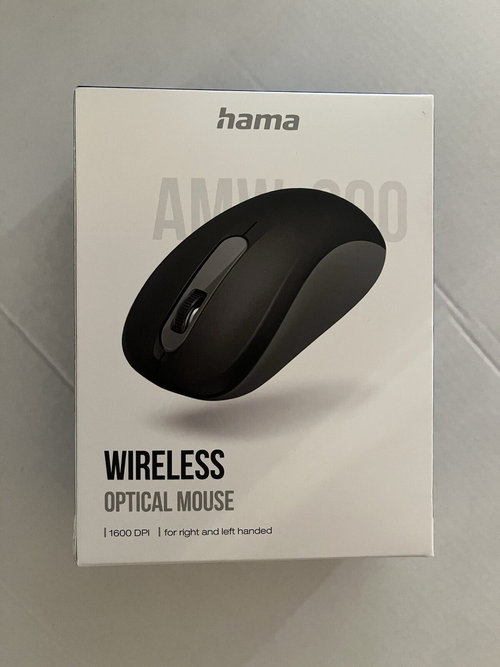 Hama AMW-200 optische Funk Maus kabellos Wireless 10m 1600 DPI inkl. 2 Batterien0