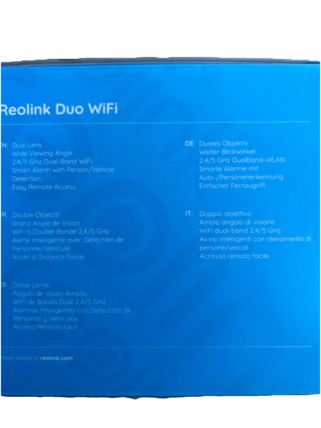Reolink 4K 8MP WiFi Dual-Lens Überwachungskamera Duo2 WiFi 180° Ultra-Weitwinkel1