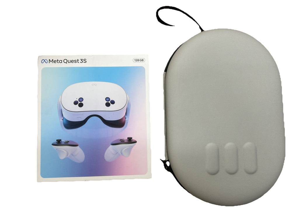 META Quest 3S 128 GB – All-in-One-Headset VR Brille + Tasche0
