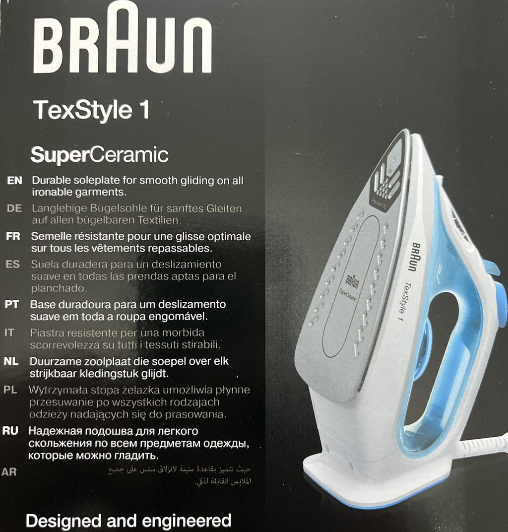 BRAUN SI 1050 BL TexStyle 1 Dampfbügeleisen1