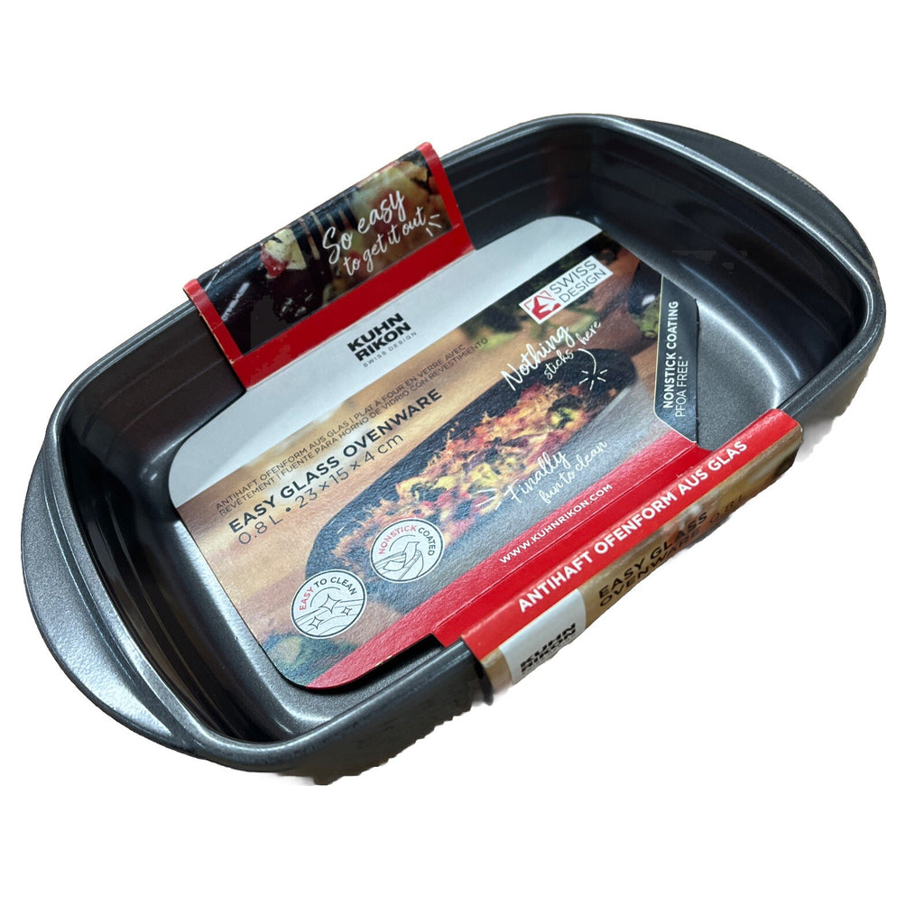 Kuhn Rikon Easy Glass Non-Stick Freezer & Microwave Safe Oven Dish1