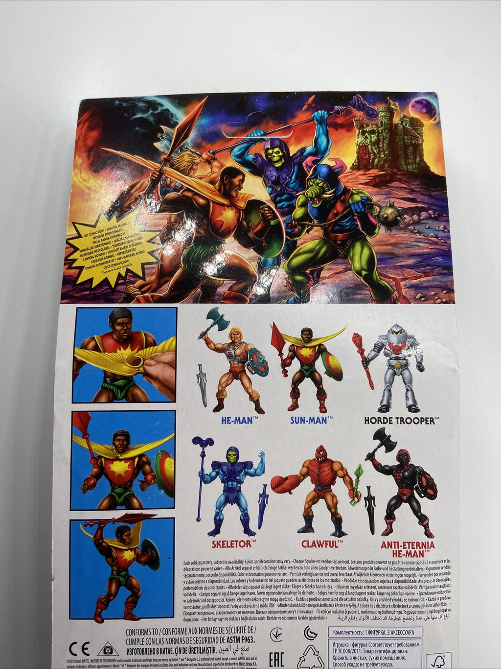 MotU Masters of the Universe Origins 14 cm Figur Wave 8: Sun Man1