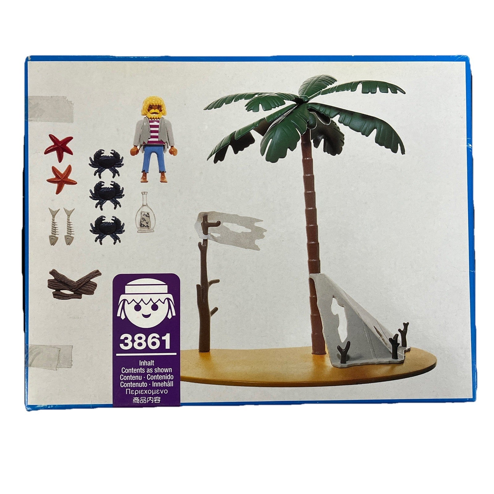 Playmobil 3861 "Insel mit gestrandetem von 1996- RAR/selten!1