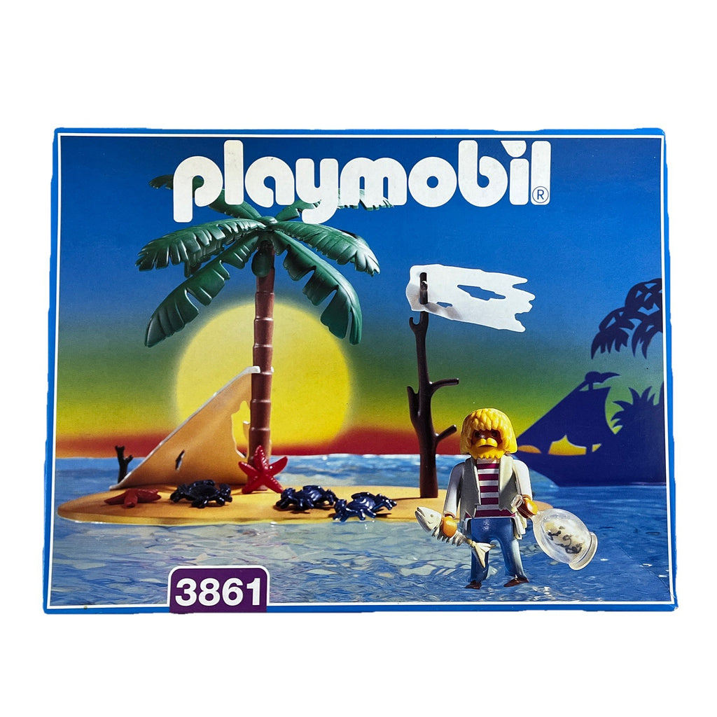 Playmobil 3861 "Insel mit gestrandetem von 1996- RAR/selten!0